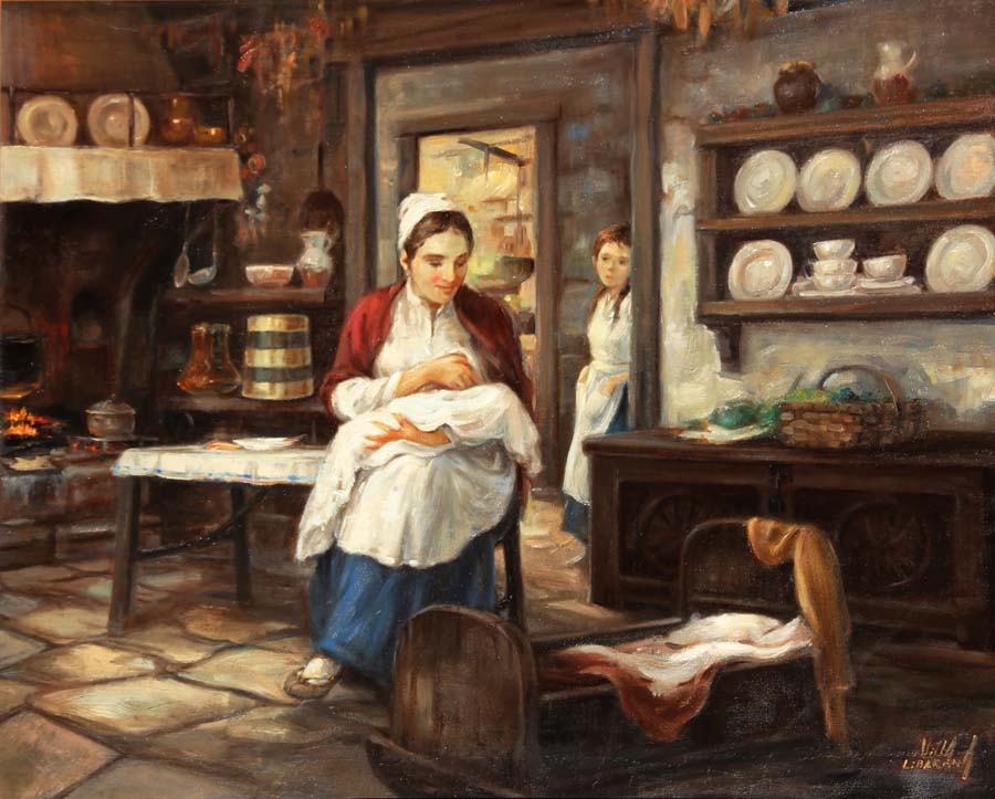 01 Cocina maternal O.l 81x100 cm.