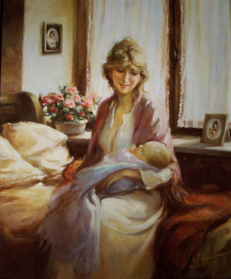 05 Maternidad O.l. 46x38 cm.