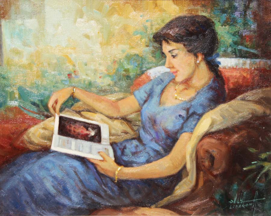 06 Lectura O.l 33x41 cm.