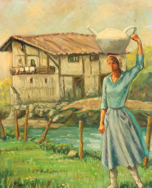14 Lechera 46x38cm.