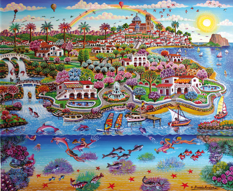 02 Recordando mis veranos 60x73cm.