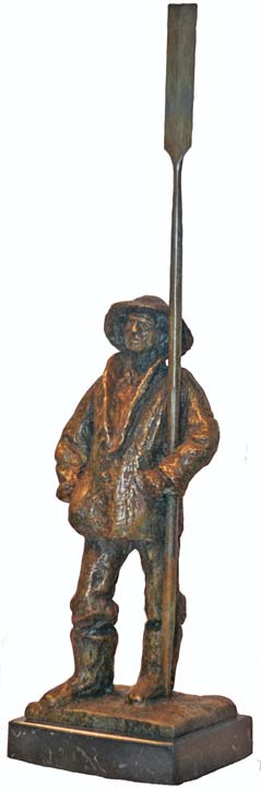 10- Arrantzale con remo 18x 14cm.