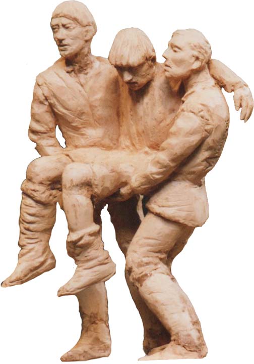 24- El obrero herido 27x16cm.