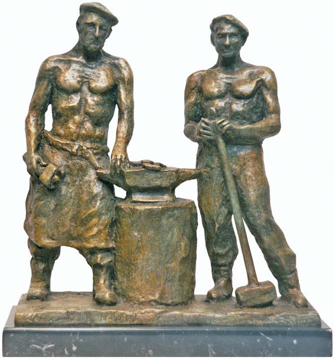 27- Forjadores en reposo 29x27cm.