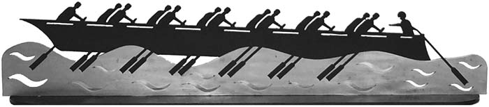 01 Trainera- acero corten 56x12cm.