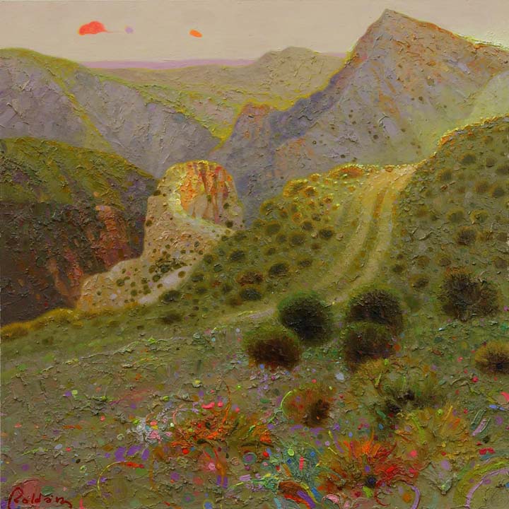 14-El camino- Granada 45x45 cm.