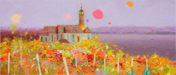 20-Vinedo en Bodensee 43x20 cm.